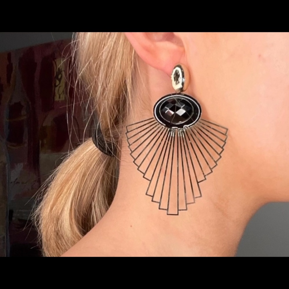 Gold earrings